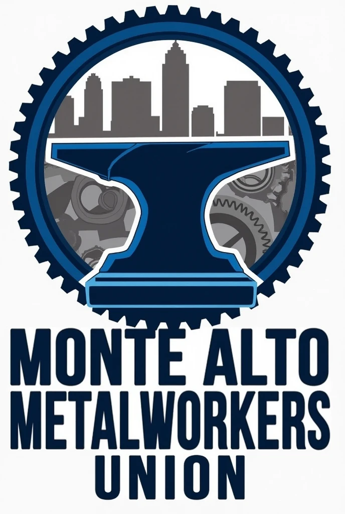 Create a logo for the Monte Alto Metalworkers Union
