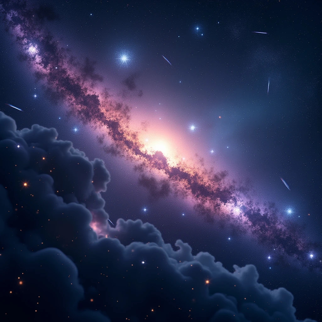 universe space。Milky Way