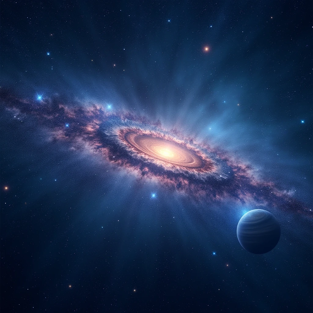 A sea of sparkling stars。universe space