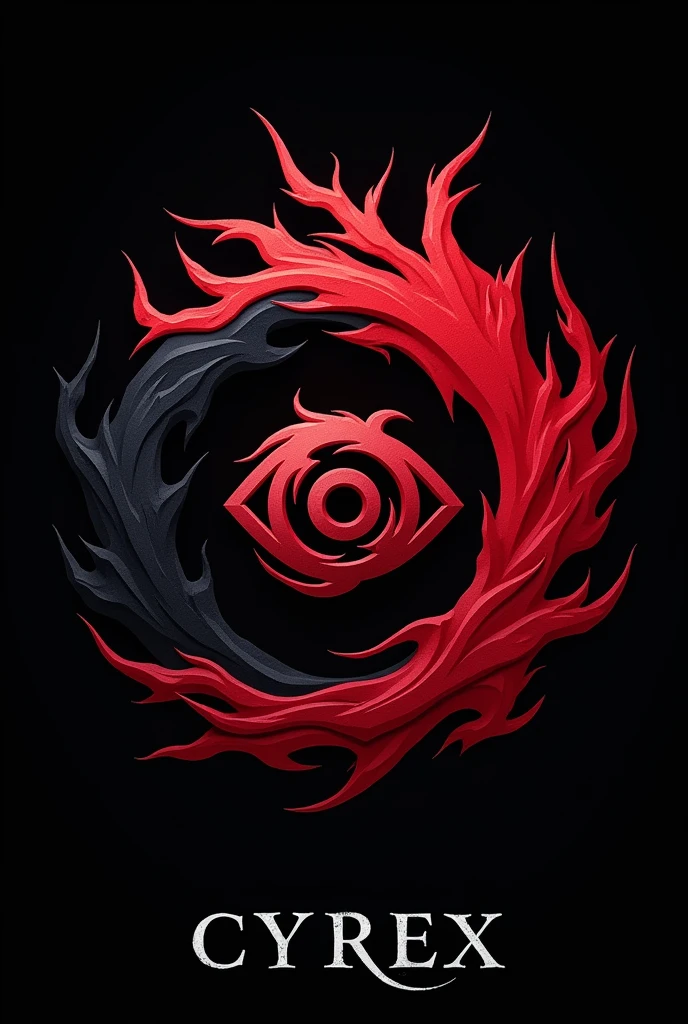 generate logo with uchiha madara name CYREX