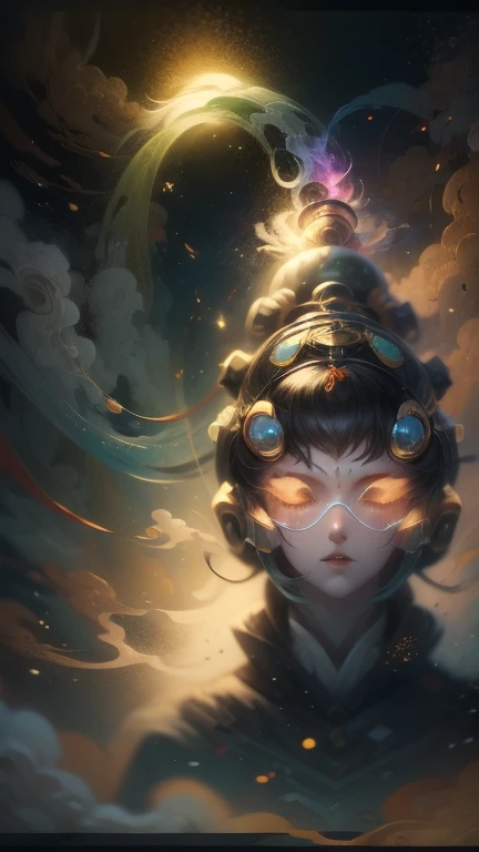 Fantasy,8k,Very detailed, masterpiece,High resolution,Highest quality,Increase the resolution,Cinema Lighting,Different space,4D World,Night on the Galaxy Express,cyber-,Steam locomotive type,A spaceship towing multiple passenger cars,Controlled by Ether,30-car train、Running in space,Many Stars,Many galaxies,milky way,Cruising at the speed of light,Seeing the Earth in the distance,Super Express,Go to Andromeda,Wide viewing angles,vision,Floating in the air,In the dazzling light,Very colorful,All vehicles are visible,S-shape,Rail of light,999,Colorful Cloud Nebula