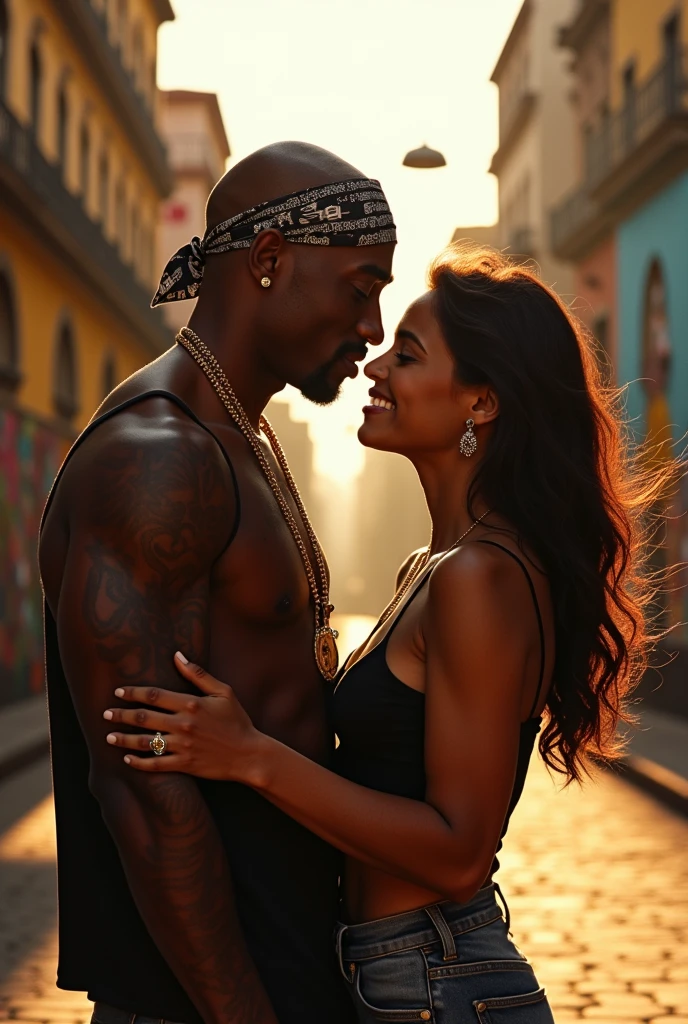 2pac with beautiful woman in Bogotá
Love in the Crosshairs album film cover