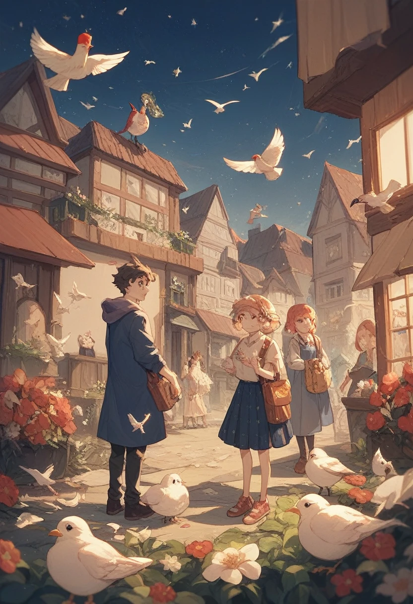 People around can hear the singing of birds everywhere。 The strong wind at night blew away the petals。
(Spring sleep without dawn,Birds are heard everywhere。 The sound of wind and rain at night,How much flowers fall。) Tang poetry