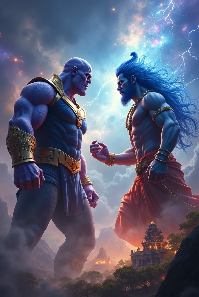 Thanos fight shiva