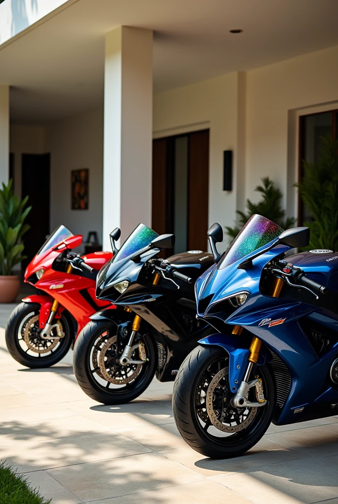 Villa parking room, park 3 sports bick in 3 halmats