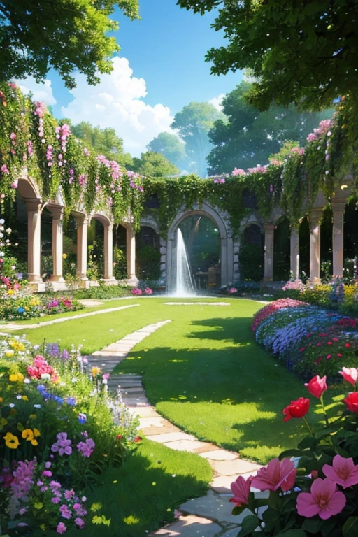 background, Fantasy, wonderful, Fantasy, garden, future, Don't draw people