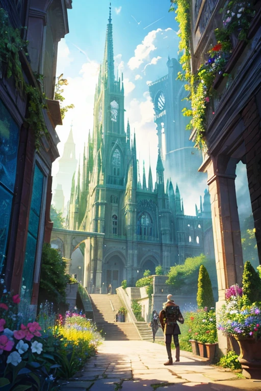 background, Fantasy, wonderful, Fantasy, garden, future, Don't draw people