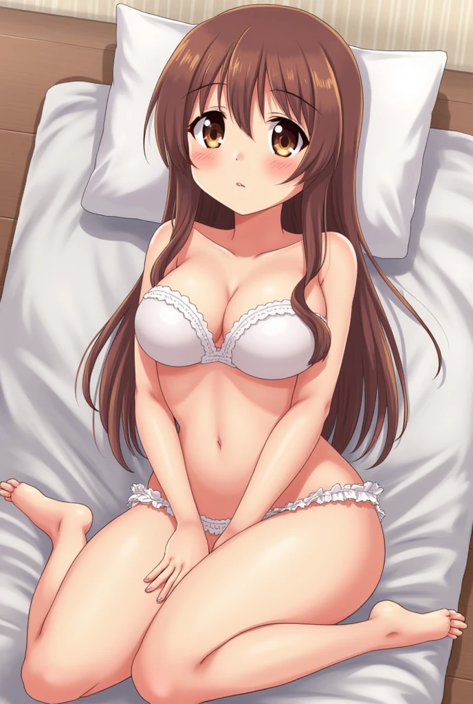 anime, pussy, open legs, nsfw, , naked