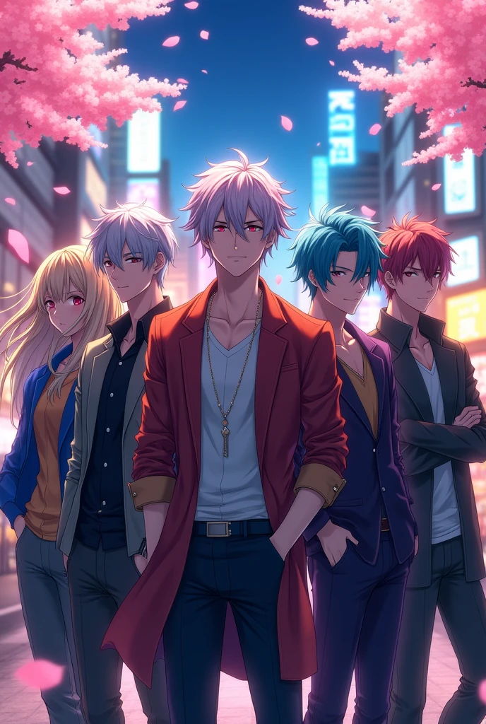 Handsome men in anime