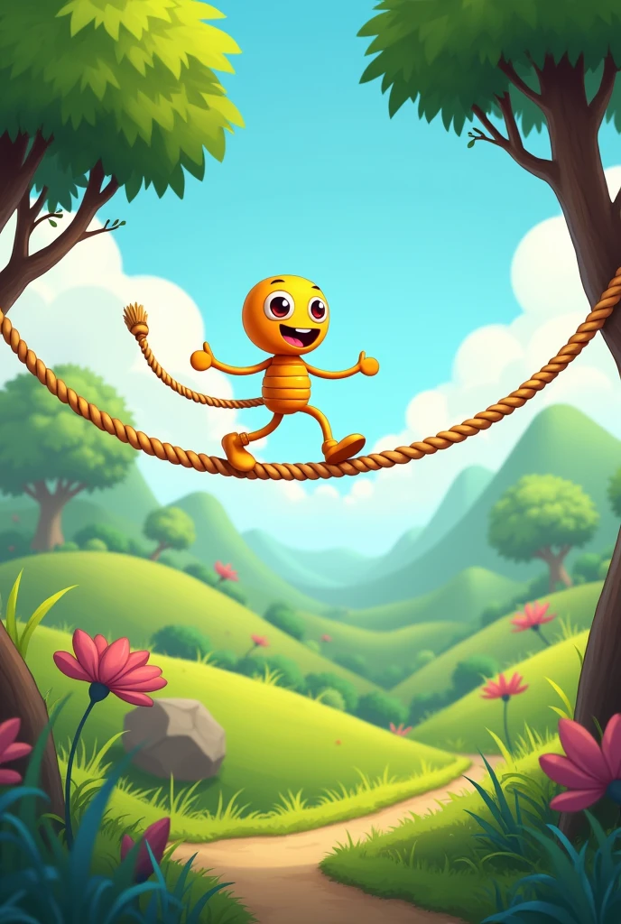 Simple game 2D rope