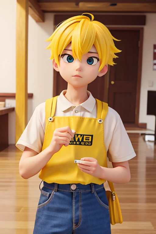 18age、male、neutral、Yellow all over、Yellow Hair、