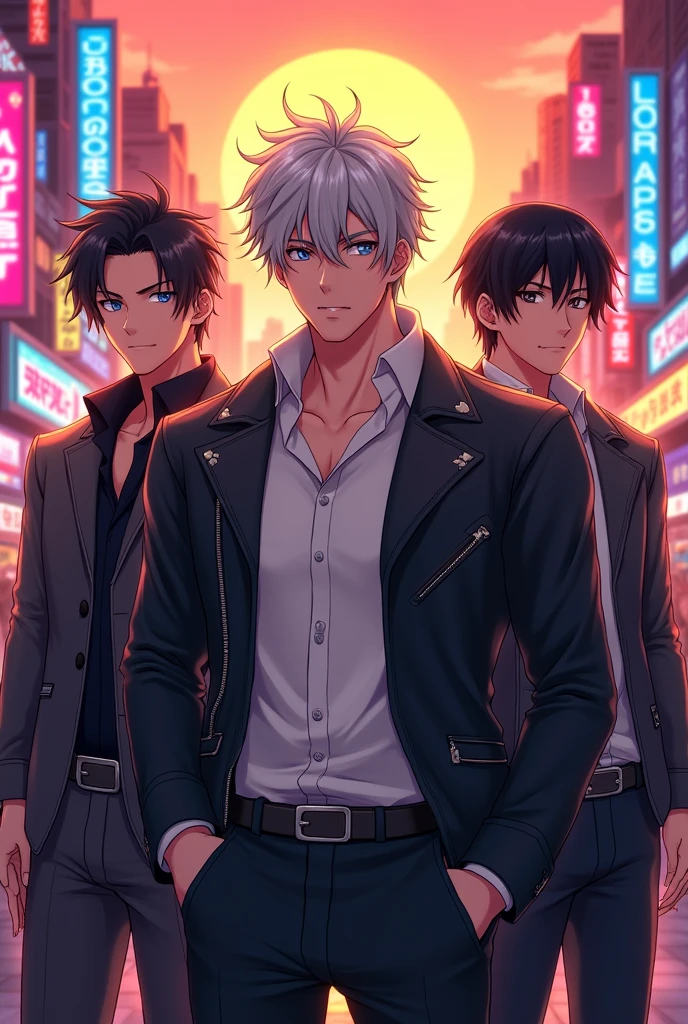 Handsome men in anime