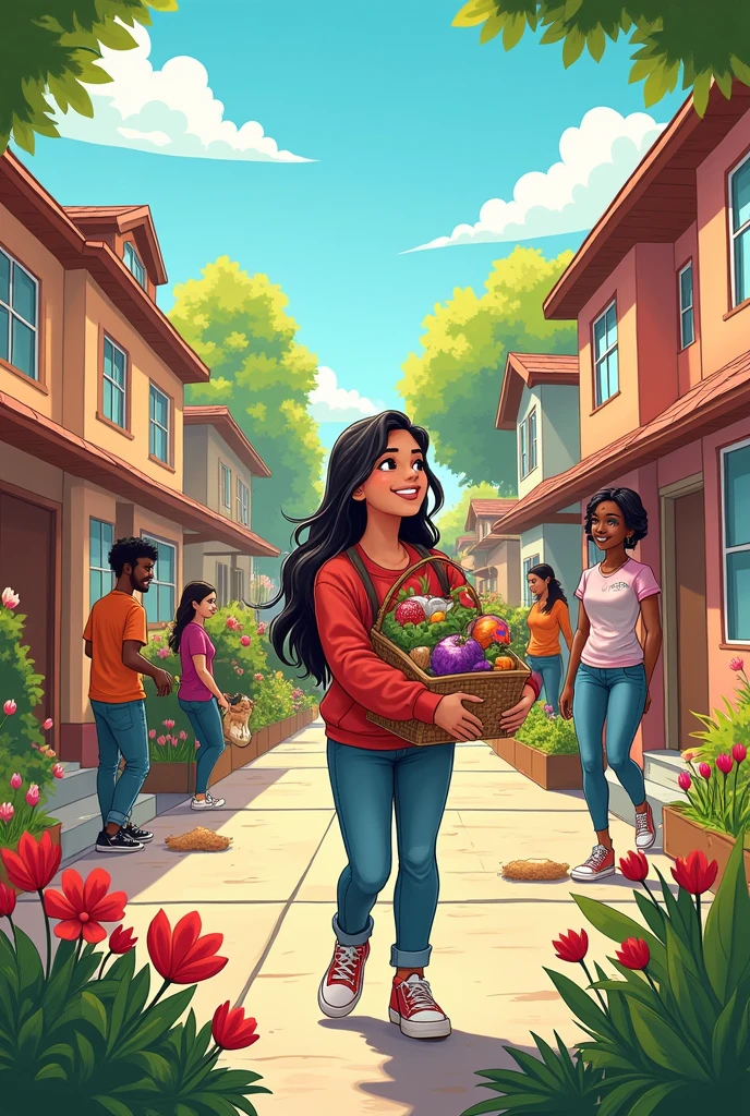 A comic strip that highlights the virtues of Saint Rose of Lima in today&#39;s world