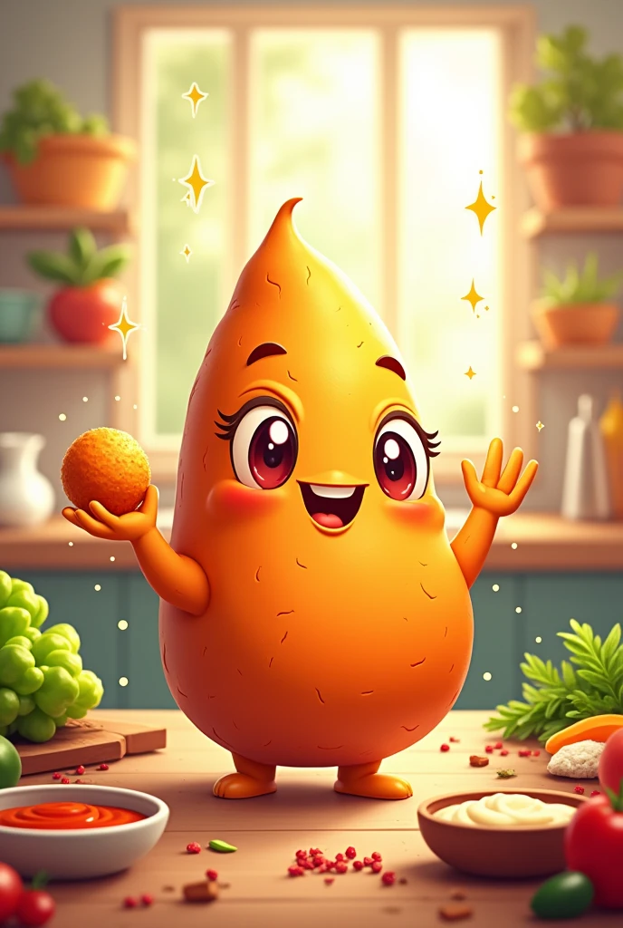 Sweet potato ball poster