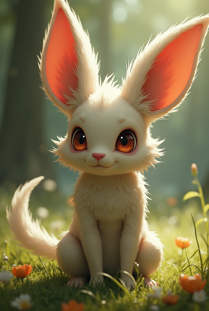Nanachi(made in abyss), boy, looking at viewer, heart-eyed, naked, no hat, cum, medium dick, cum flowing from asshole, r-18