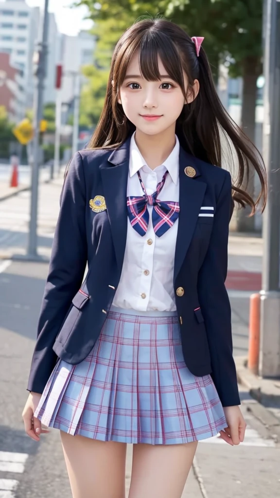 cute､high school girl､Idol､uniform､blazer､mini skirt､See-through､Fluttering in the wind