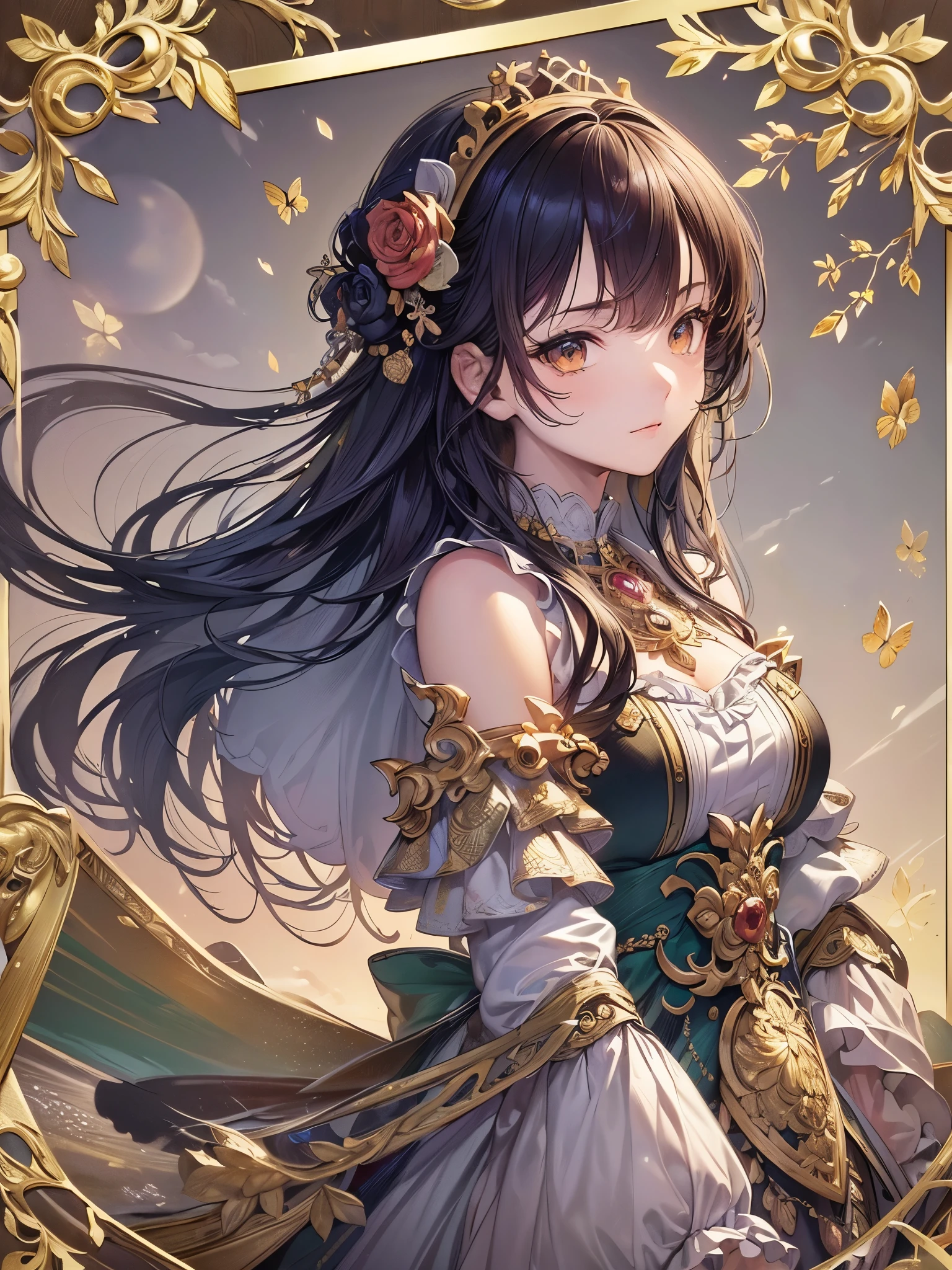 ((Highest quality)),(Ultra-high resolution),(Super detailed),(Detailed Description),((The best CG)),(masterpiece),Highly detailed art,(Art with precise detail:1.5),