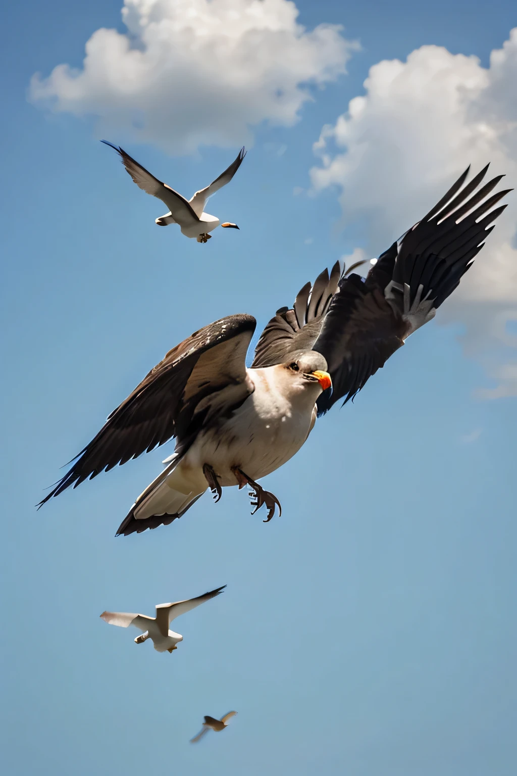 bird flying in the sky