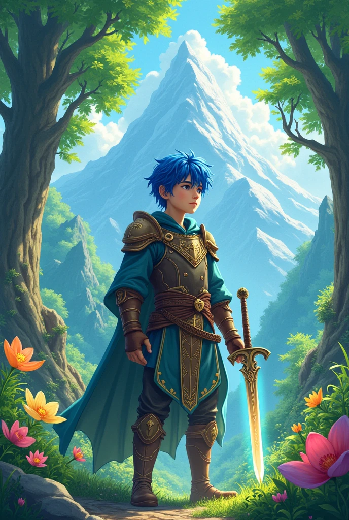 anime A young man in another world