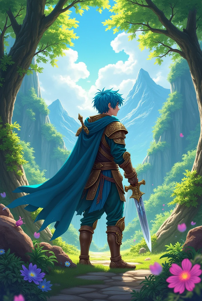 anime A young man in another world