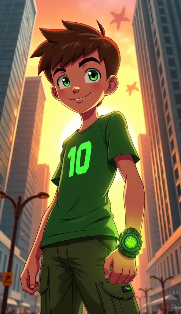 Dans la réalité, la série télévisée Ben 10, Ben Tennyson, super réaliste