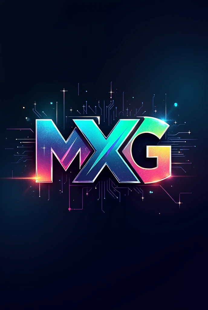 Technical Logo built for these word MxG with Youtuber