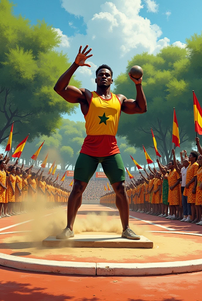 Ghana shot put
