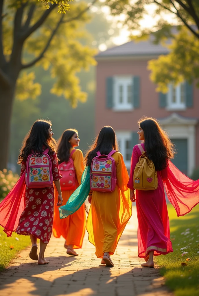 Desi girls and going school 
