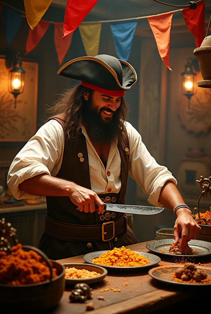 BBB VIP kitchen with a Pirate theme