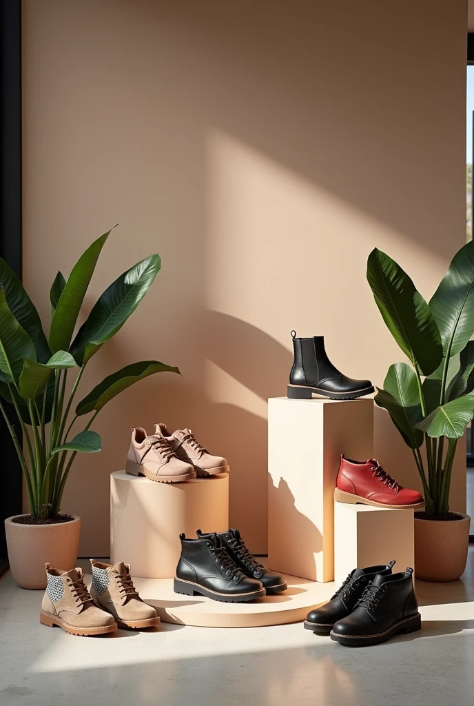 display background for shoes