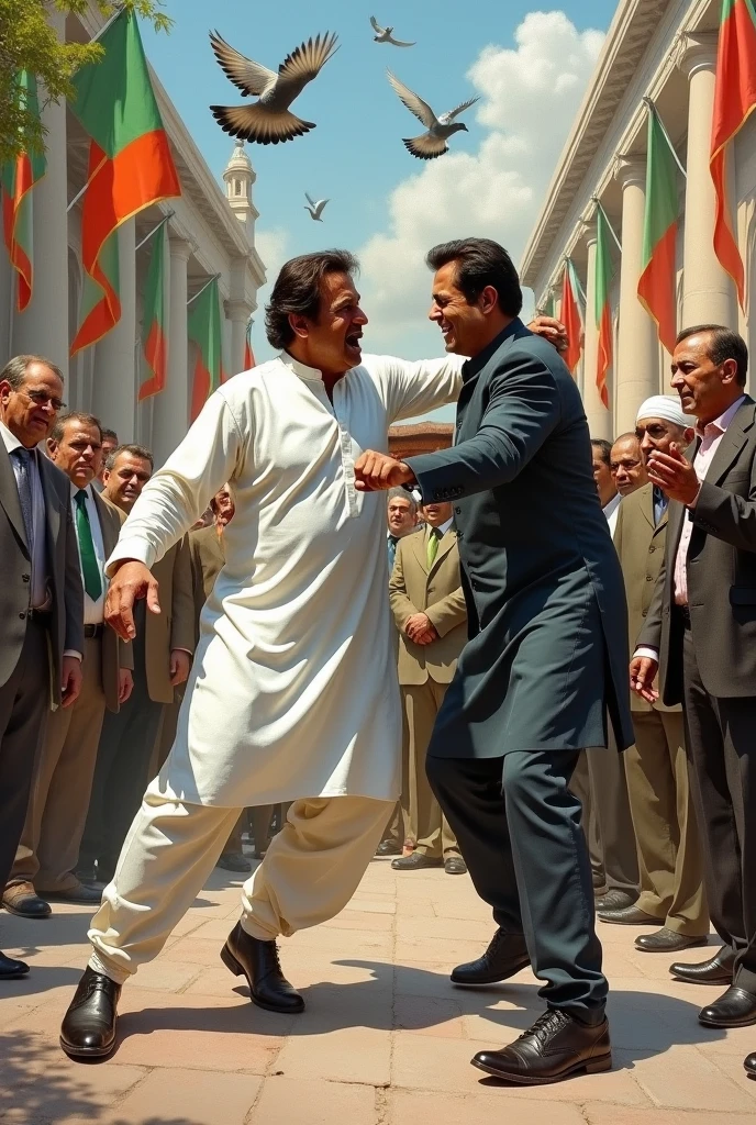Imran Khan slapped Hasan Ayub Khan