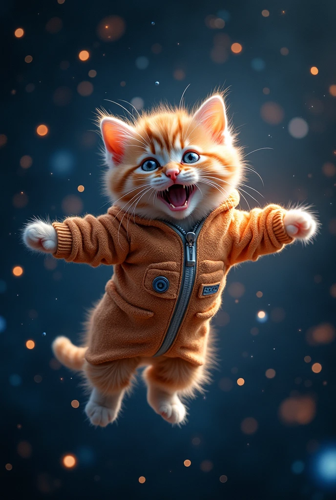 Flying Kitten、The expression of joy that cannot be hidden、Beautiful outer space、Spacesuit、Saturn、Twinkling Stars、Sea of Stars