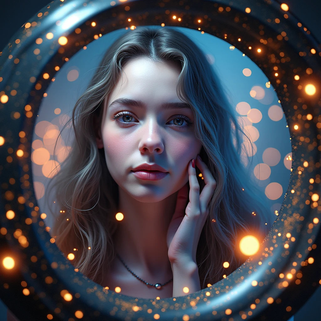 Wear, (photo Practical:1.4), (hyper Practical:1.4), (Practical:1.3),, (Smoother lighting:1.05), (Improve movie lighting quality:0.9), 32K,, 1 Girl,20 year old girl, Practical lighting, Backlight, There is light on the face, Ray Tracing, (Bright Lights:1.2), (quality improvement:1.4),, (Highest quality real texture skin:1.4), Delicate eyes, Delicate face, Exquisite eyes,, (Tired, sleepy and satisfied:0.0), Close-up of face, t-shirt,, (Increase body line emotions:1.1), (Enhance Skin Texture Beauty:1.1)