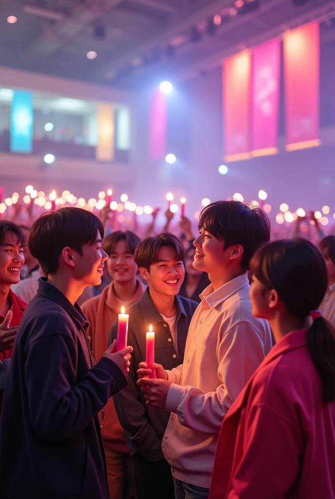 One meeting the group bts