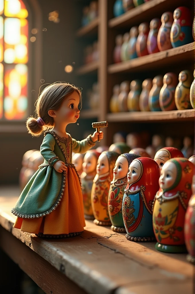 a doll unlocking other dolls