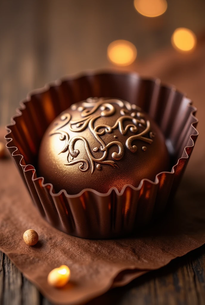 A chocolate wrapper