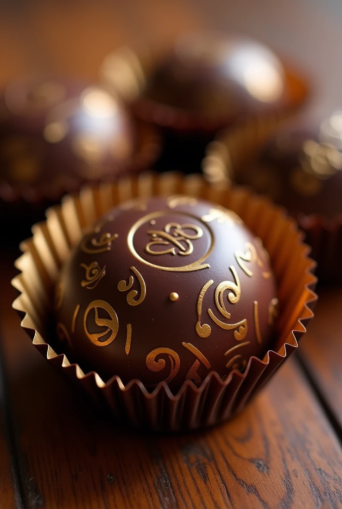A chocolate wrapper 