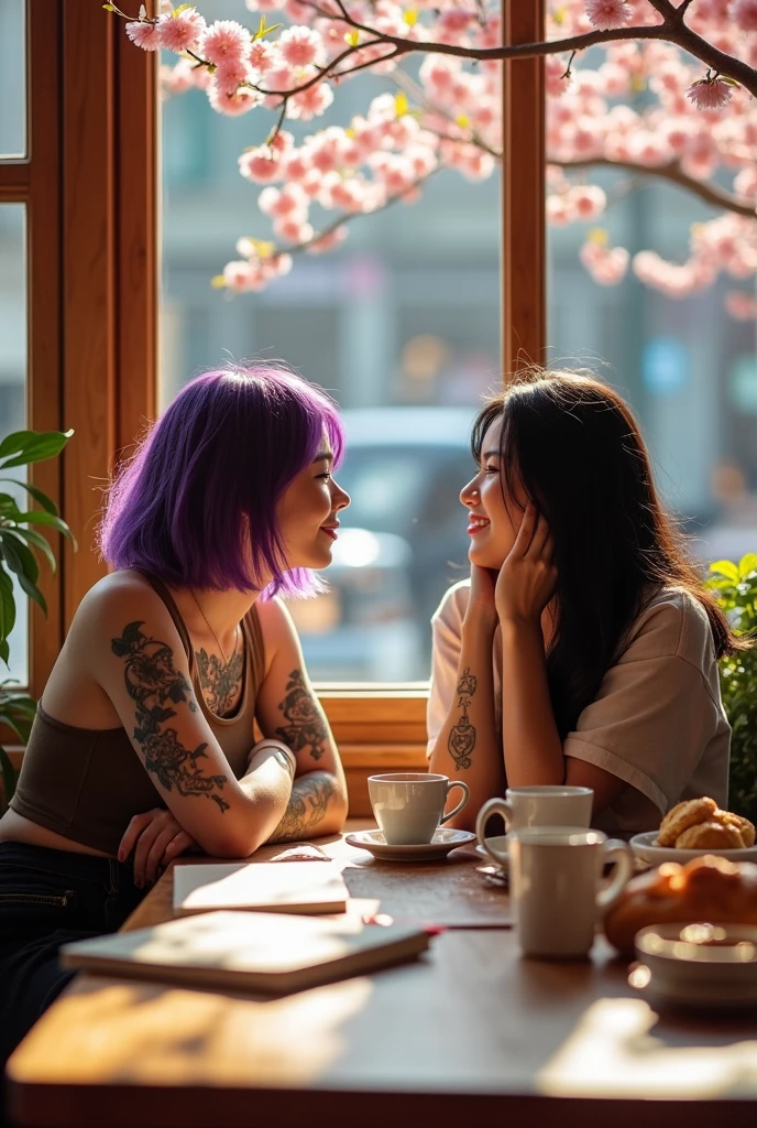 Make a Korean girls to girls romance