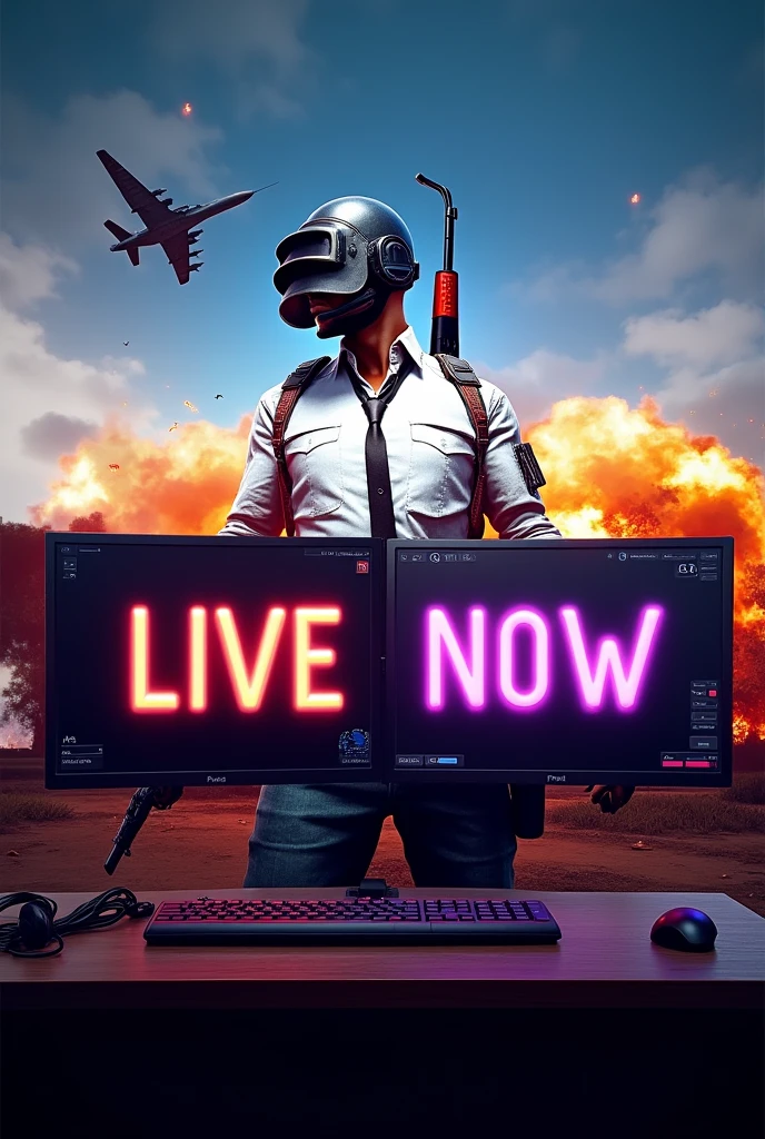 PUBG live stream thumbnail 