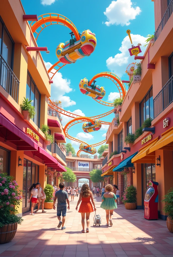 Shopping mall Theme park