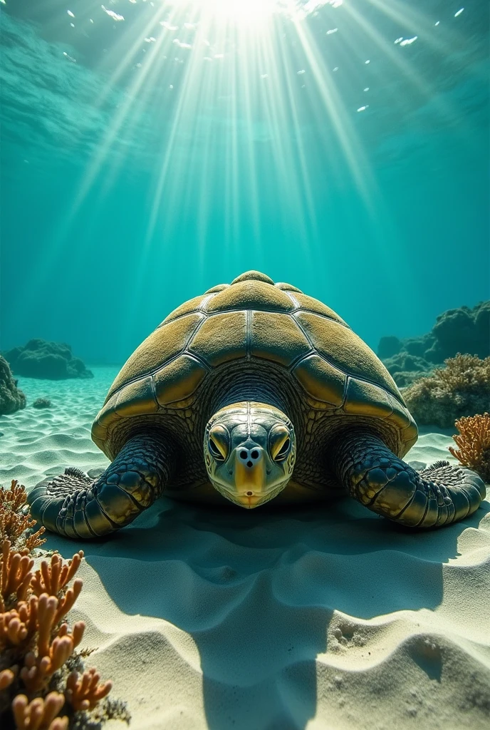 Make a thick-shelled turtle