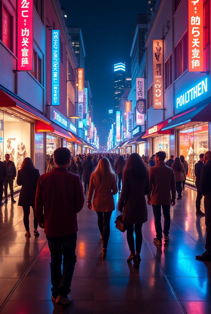 Shopping Centre neon