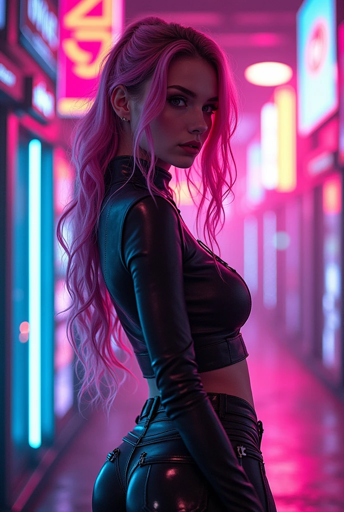 Beautiful girl V from show murder drones, sexy, naked