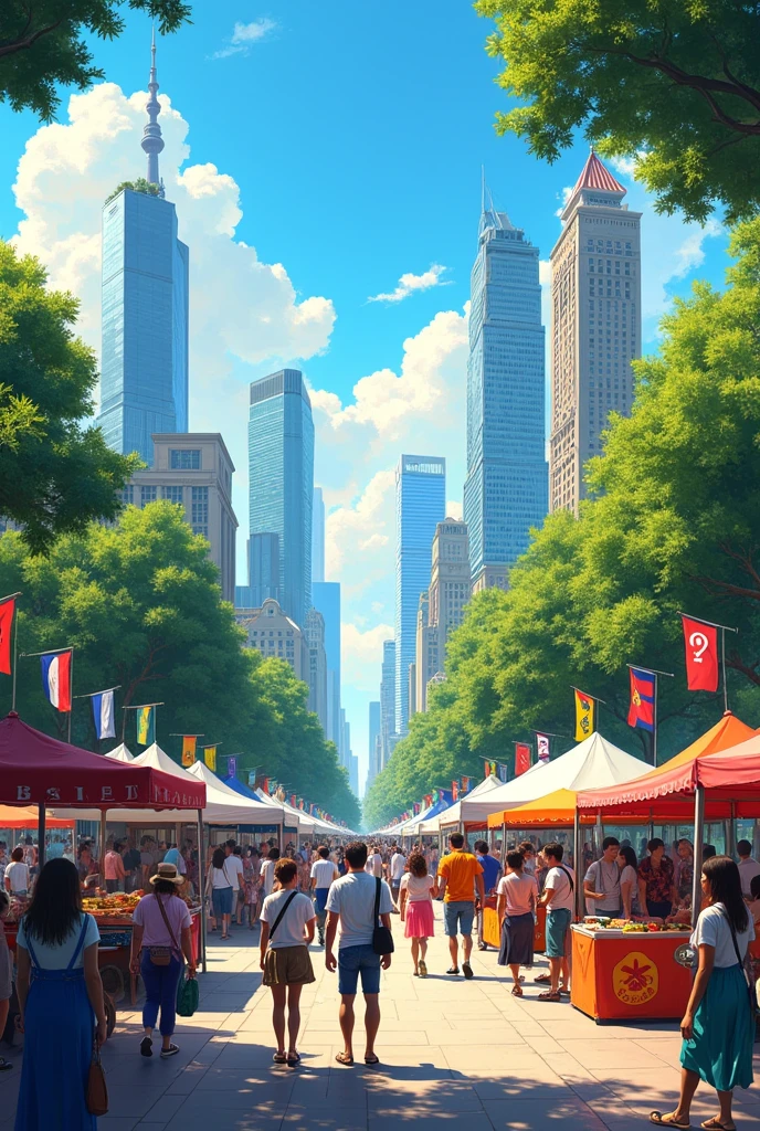 draw your ideal globalized world that manifest the four forms of globalization