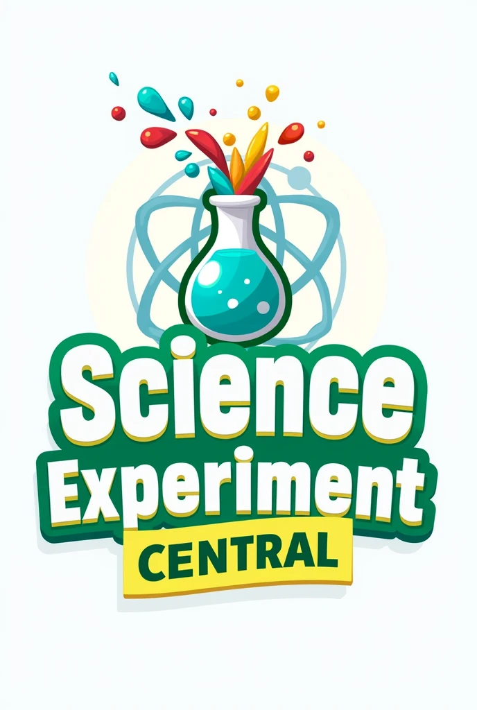 Make a logo for youtube channel topic is science experiment Central
