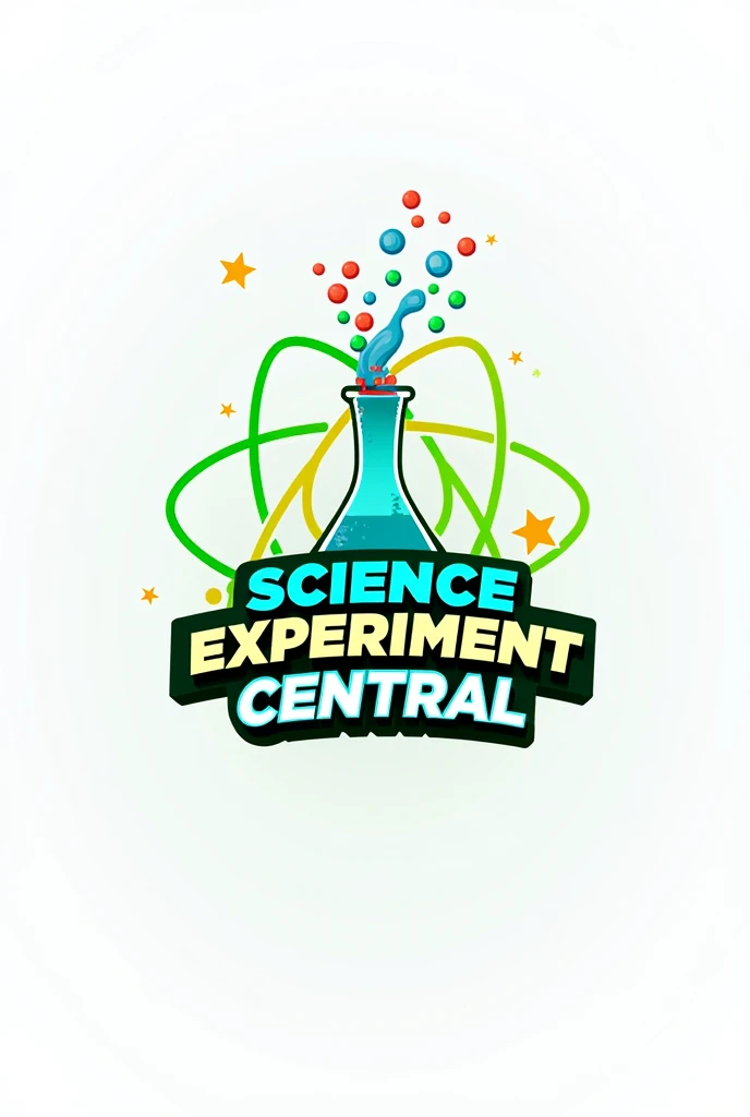 Make a logo for youtube channel topic is science experiment Central 