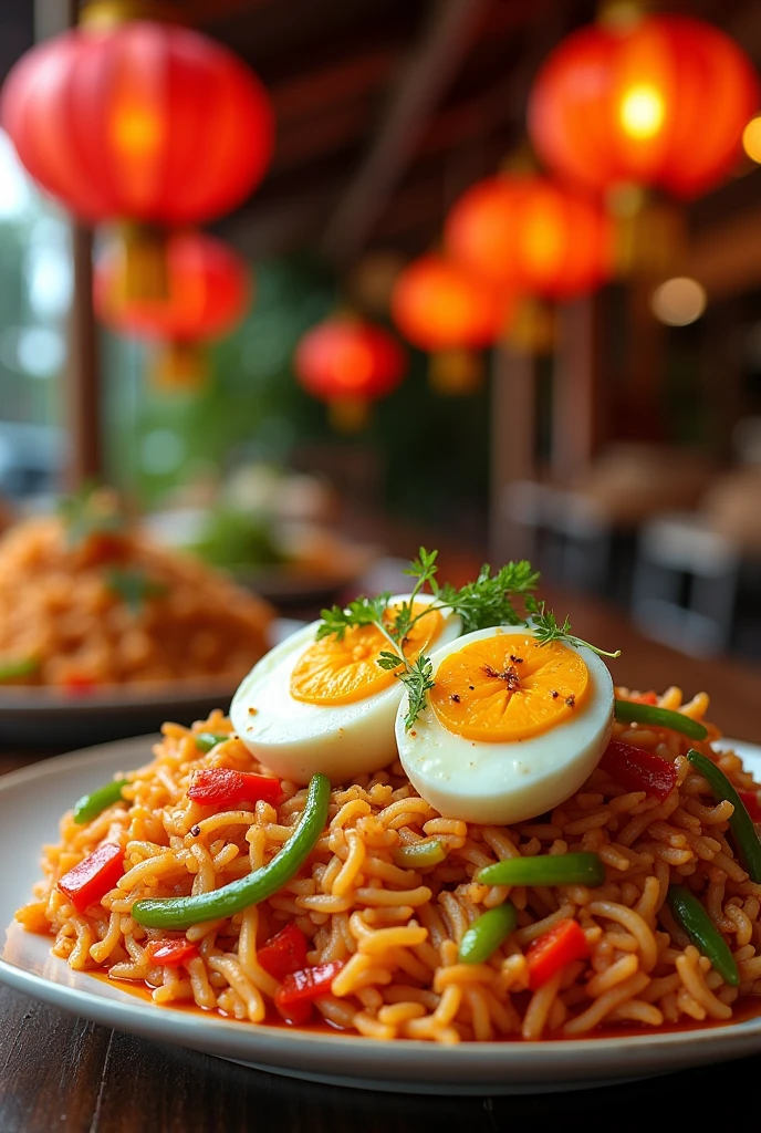 Egg Schezwan triple  rice   no smoked 