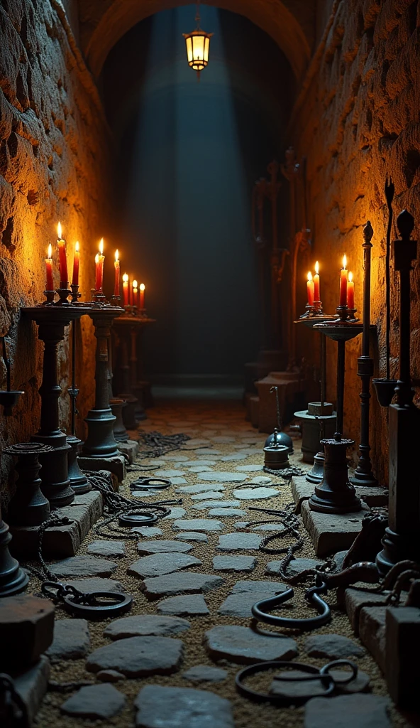 A depiction of the tools used during the Inquisition.