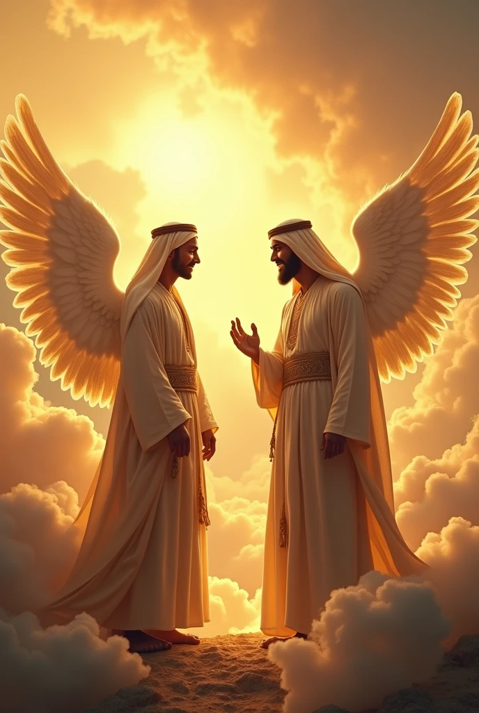 Generates the angel Gabriel talking to Muhammad