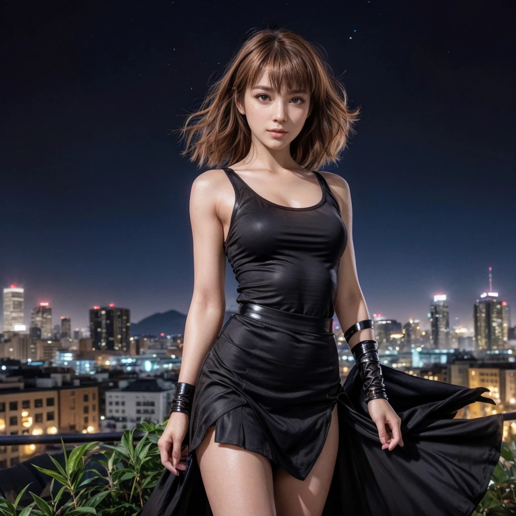 kasumi, eyes browns, (best quality, ultra detail), (realisitic:1.37), beautiful and detailed face, ultra-realisitic texture, exquisite face, Delicate body, red lipgloss stick, shiny colors. High definition, 8k, expression a slight cute smile.